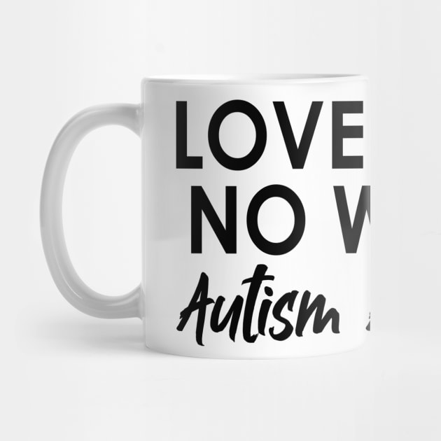 Love Needs No Words Autism Awareness - Special education Teacher by Amineharoni